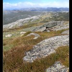 Snowy Mountains from above Thredbo