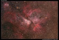 A photograph of the Eta Carina Nebula